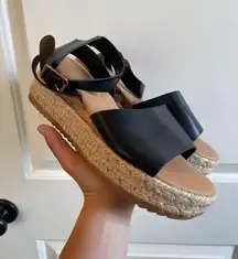 Bamboo Wedge Sandals
