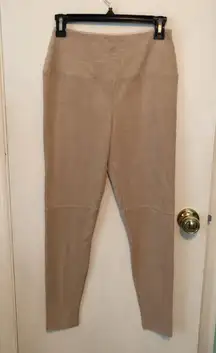 Beige suede Leggings size Small