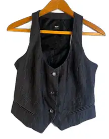 Mossimo Pin Striped Vest Dressy Size Small Office Work Career