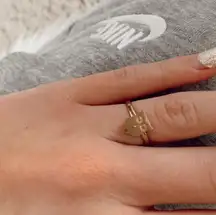 Gold Owl Ring