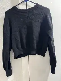 Cotton-On Black Long Sleeve Crew Neck Sweater