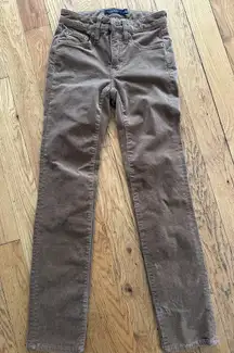 Ralph Lauren Women's Brown Corduroy Skinny Jeans