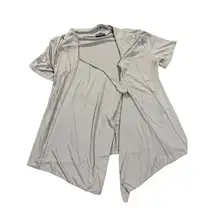 Urban Coco short sleeve open cardigan sz large gray