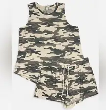 Seeing Stars Camo Tank & Shorts Lounge Set - Size Medium