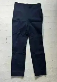 Everlane The Work Pant Ankle Dress Pants HighRise Tapered Black Side Zip Size 2