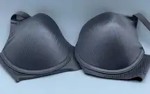 Vince Camuto size 36C push up bra in shimmering steel.