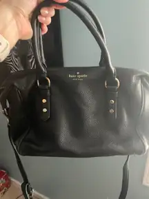 Black Leather Handbag