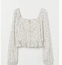 COPY - H&M Blouse 100 % Viscose  Size Large