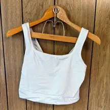 All in Motion White Tank Top