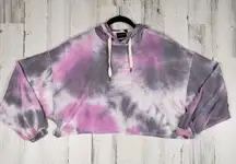 Out From Under Urban Outfitters Tie Dye Crop Hoodie Sweatshirt Women's Size XS