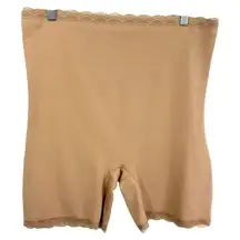 UnderWhere Luxury Collection Plus Size 3X Shapewear Support Shorts Beige‎ 1103
