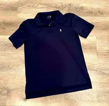 Polo sport Ralph Lauren Navy Blue Polo shirt. Logo embroidered Like New Size L