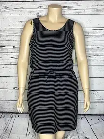 All in Motion Size XL Black & Gray Stripe Atheltic Dress w/ Pockets