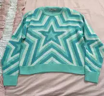 COPY - blue star sweater