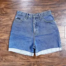 Route 66 • vintage 90s denim shorts cuffed high rise mom jean relaxed fit rigid