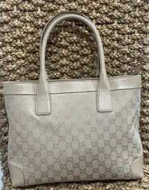 Gucci Monogram Canvas Tote Bag