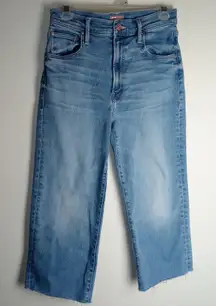 MOTHER Light Blue Women's Jeans Lil Rambler Zip