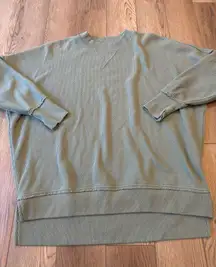 Waffle Knit Crewneck