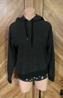 Ariat Women’s Small Black Glitter Animal Instincts Zebra Print Pullover Hoodie