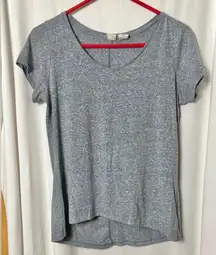 Artisan NY Women's Heather Gray Short Sleeve Top Size Medium