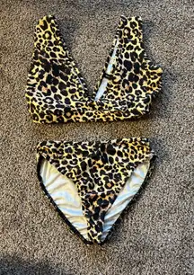 Pretty Little Thing Cheetah Bikini Set