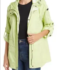 Lightweight Hooded Water Repellent Anorak Jacket Medium Pistachio
