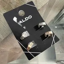 ALDO Earring 2-Pairs Gold & Silver Grus-962 NEW