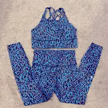 Lululemon bra and legging set leggings size 4 bra size 8