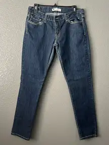524 Levi’s Super low Women’s Jeans 5 M Medium 28x29” Distressed Straight Leg