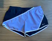NIKE Purple and Black Running Shorts - Size S