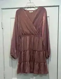 Andree by Unit light plum colored dress size medium.