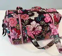 Vera Bradley  Small Duffel Bag, Mod Floral Pink 2007 Pattern *Retired*