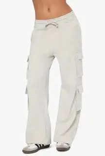 NWT WeWoreWhat Gray Cargo Sweatpants