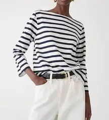 J. Crew | Classic mariner cloth boatneck T-shirt in stripe