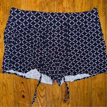 A.N.A Bird Patterned Navy Shorts