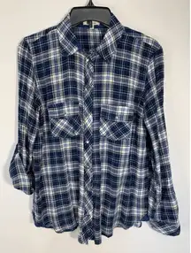 Kut from the Kloth Flannel Plaid Shirt