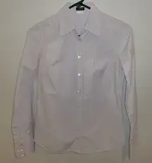 J. Crew Womens Striped Button Down Shirt‎ Size XS Long Sleeve Career Office