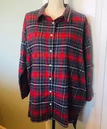 PEACH LOVE CALIFORNIA long sleeve flannel jacket shacket pockets. Size small