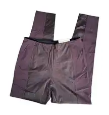 NWT Soft Surroundings Heavenly Soft Brighton Brushed Leggings Pants Chestnut M