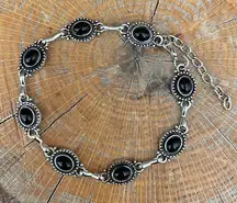 Black Concho Anklet
