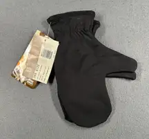 Moving Comfort DriLayer Mittens Womens One Size Black Warm Wicking Athletic Wear