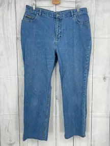 Caslon (16W) Womens Medium Wash Slim Leg Hig Rise Jeans