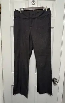 ELLE Women’s Size 8 Black Polka Dot Business Casual Dress Pants Career Trousers