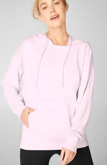 Fabletics Hoodie Womens XS Pink Purple Keva Pullover‎ Long Sleeve Pocket Lounge