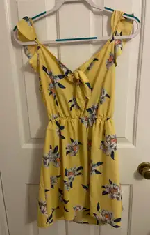 Yellow Floral Dress