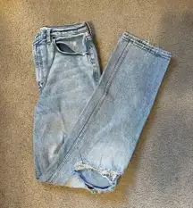 abercrombie 90’s high rise jeans 