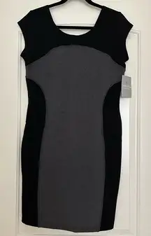 NWT Athleta Illusion Dress Black/Gray M $98 MSRP