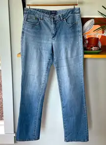 Vintage Chaps Western Style Bootcut Medium Blue Denim Jeans Size 10