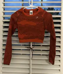 Long-sleeve Crop Top