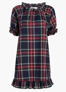 Katherine Nap Dress - Plaid XS